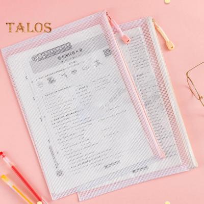 Borsa Porta Documenti Grande Capacità Archiviazione File A4 Cancelleria Custodia per il Trasporto Design Visivo Trasparente Organizzatore Portatile per Documenti