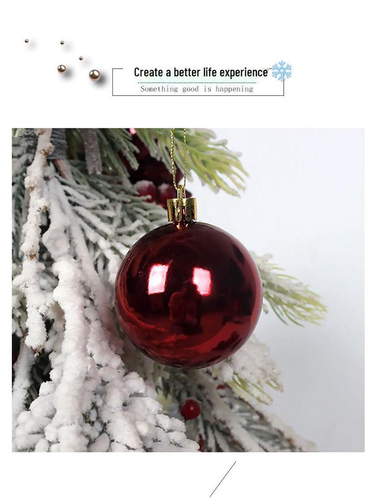 Zestaw 48 nieregularnych bombek choinkowych - 4, 6, 8 cm Błyszczące ozdoby