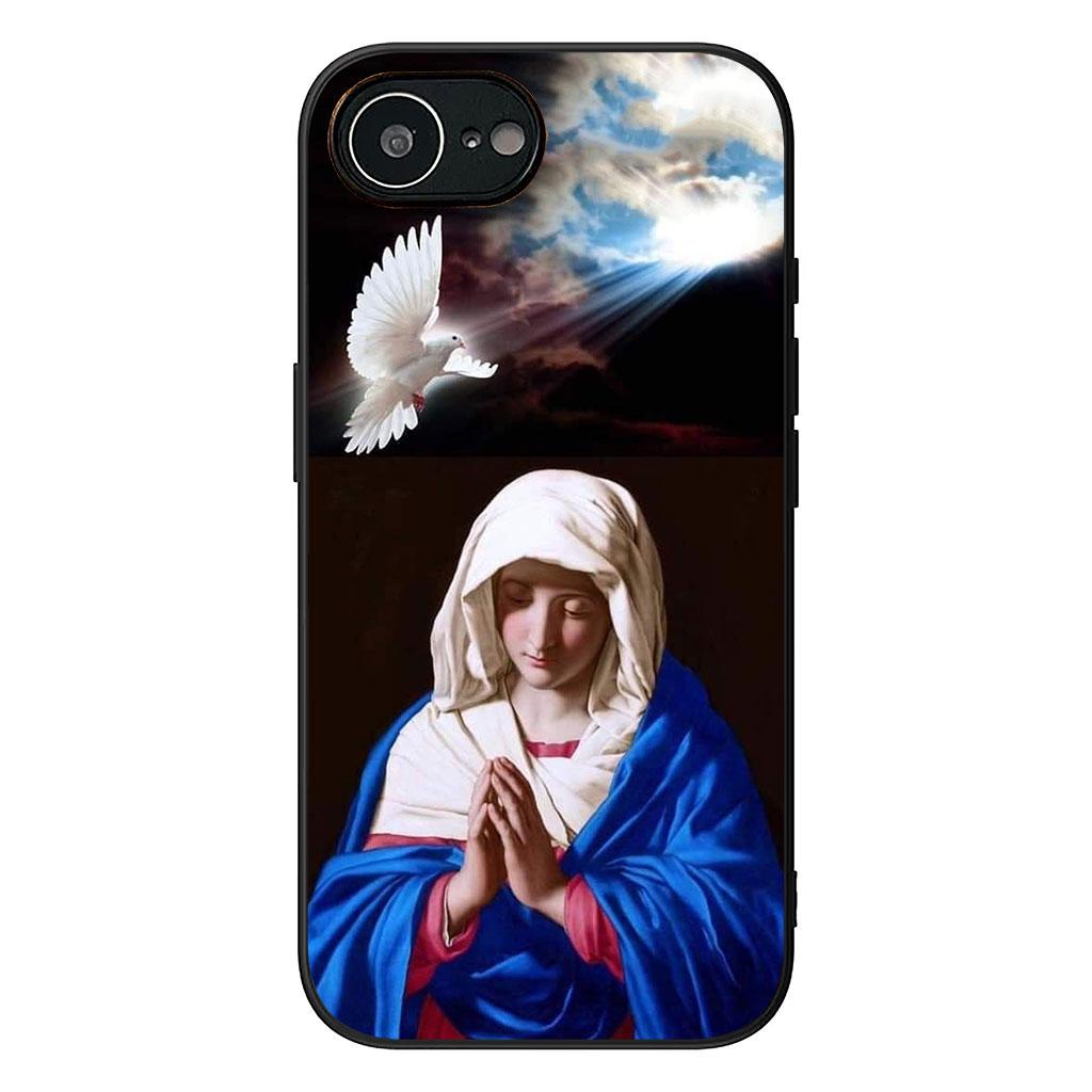 Cover for Apple iPhone 16 15 14 Plus 13 12 Mini 17 Pro Max + ProMax 16E Air 16+ 15+ Phone Case Madre Mary Virgen de Guadalupe