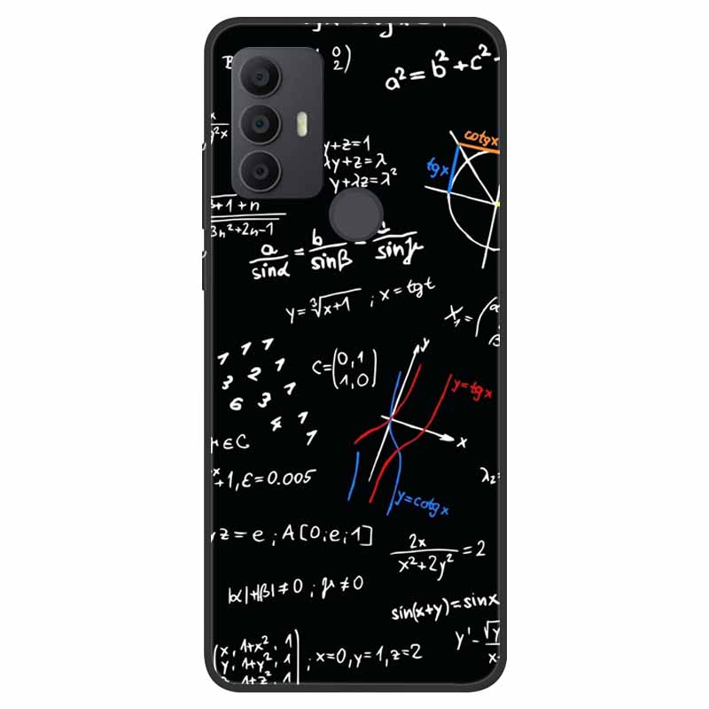 For TCL 30 SE Case Silicone Starry Space TPU Soft Back Cases For TCL 305 Cover Marble Painted for TCL 30SE TCL305 Fashion Bags
