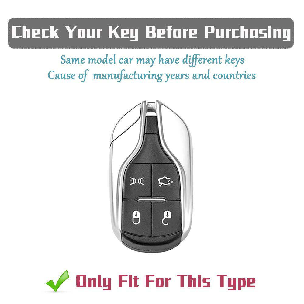 TPU Car Remote Key Protector Cover for Maserati Ghibli Levante Quattroporte GranCabrio GT Granturismo Luxury Anti-Scratch Case