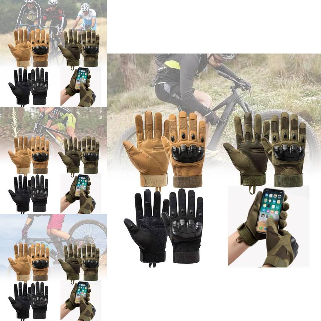 Tactical Black Half Finger Gloves For Outdoor Sports Durable Anti-slip Protection For Cycling And Fitness