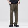 High-end Trousers Men's New Spring and Autumn Casual Pants Lazy Wind Simple Drape Wide Leg Straight Pants