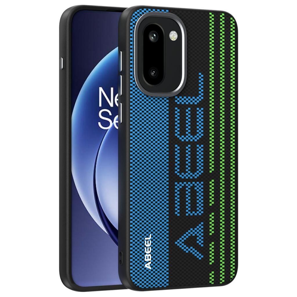 ABEEL Для OnePlus 15R 5G Магнітний Чохол Мікротиснення 6D Друкований ПК ТПУ Алюмінієвий Сплав Шкіряний Чохол для Телефона