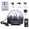 DMX512 LEDs Ball Stage Light with Remote Control 6 Channel Sound Activated Party Lights 6 Colors