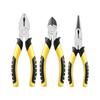 Industrial Tiger Pliers Set: 8" Wire Cutters, 6" Needle Nose & Labor-Saving Diagonal Pliers for Household Electricians