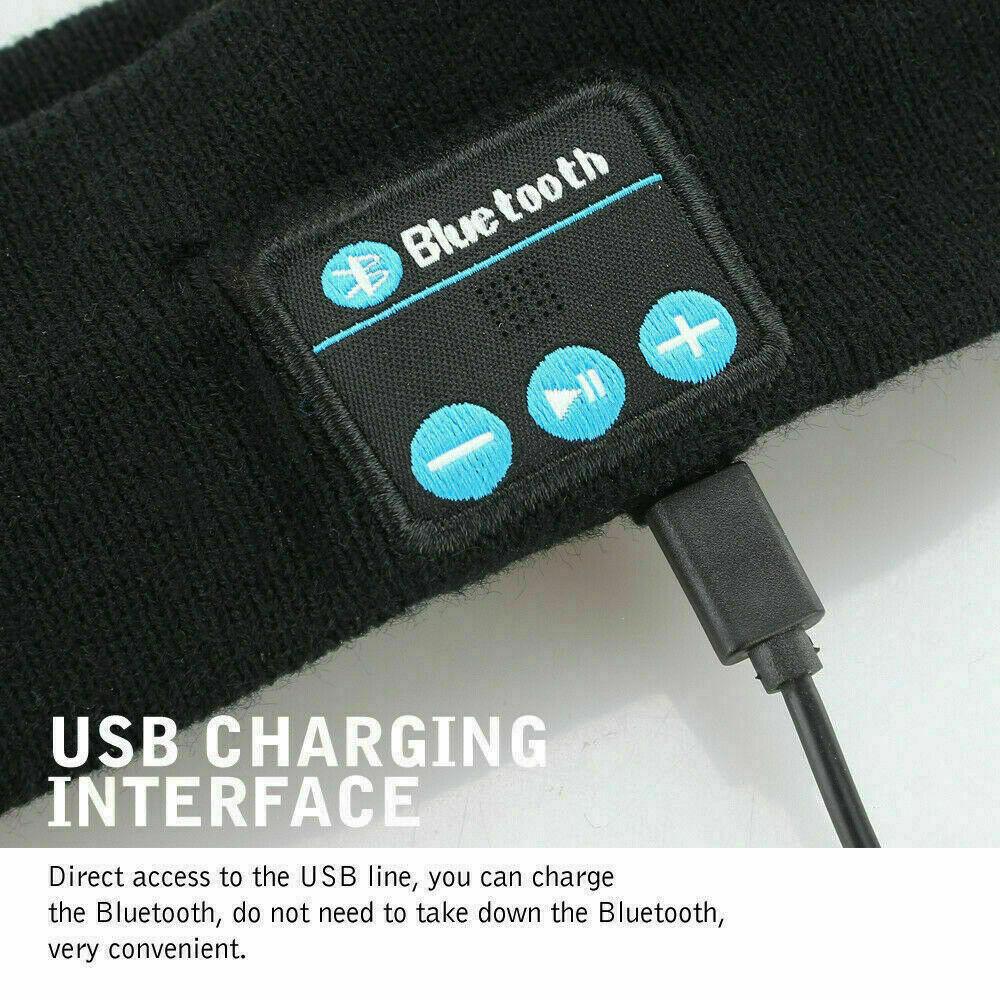 Wireless Bluetooth 5.0 Earphone Warm Sleeping Headband Headphone Stereo Sport Headset Music Hat As Eye Mask Thin Side Sleeper