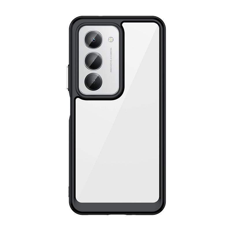 

Для Xiaomi Redmi 15 Чохол Redmi 15 Кришка TPU Бортик Акрилова Задня Панель Міцний Бампер Захисні Чохли для Телефону На Redmi 15 Funda Height 169mm&Redmi 15 чорний