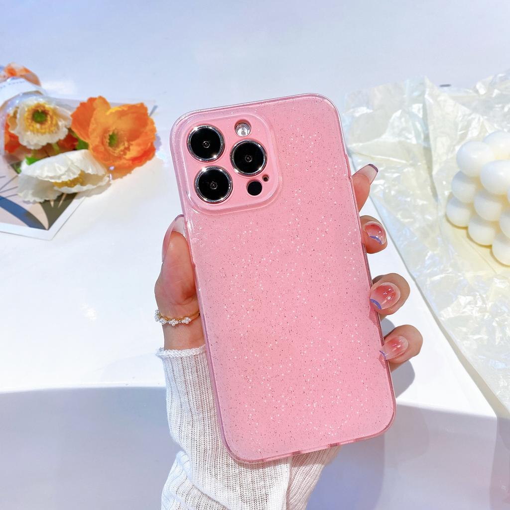 Luxury Bling Glitter Neon Candy Color Case For iPhone 17 Air 16 15 14 Plus 13 11 12 Pro X XS XR Max Soft Silicone Bumper Cover