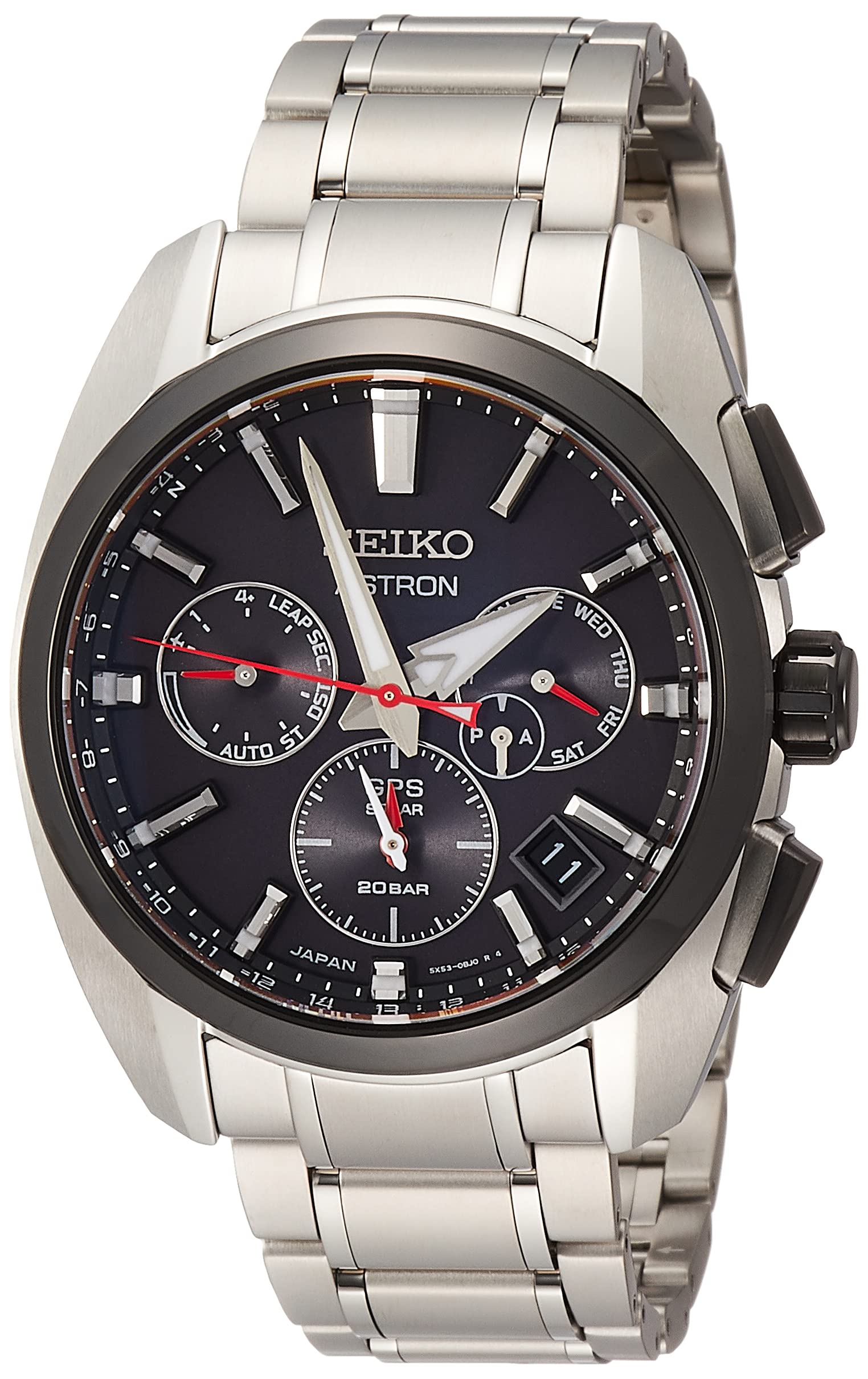 

Seiko Watch Astron Global Line Sport 5X Titanium Regular SBXC103 Men s Silver Watch