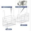 PAVSTINE Hanging Bath Basket, 18-8 Stainless Steel, Rust-Resistant Bathroom Basket, Large Capacity Bath Storage, Toy Storage, Bathroom Rack, Towel Han