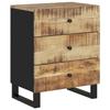 VidaXL Bedside Table 50x33x62 Cm Mango and Engineered Wood 350660