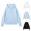 Kids Long Sleeve Pullover Hoodie with Drawstring Color Loose Fit for Boys Girls