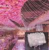 Acrylic Crystal Beaded Curtain for Wedding Ceiling Decoration
