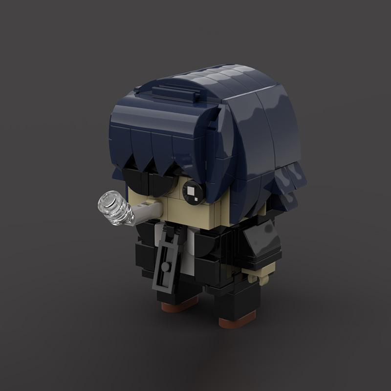 Строительный блок, совместимый с 142514 Человек-бензопила Химено, Бочита Электрический нож Демон Манекен Аниме