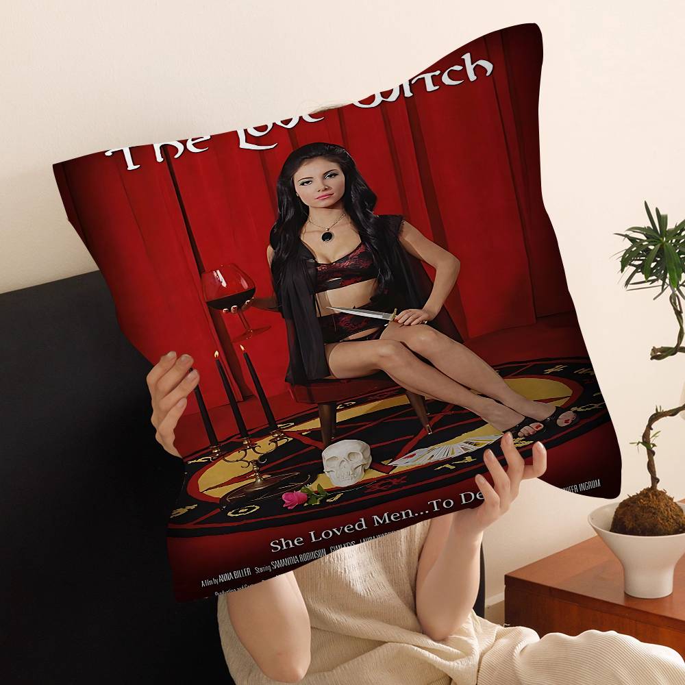 The Love Witch Movie Sticky Cushion Cover Pillowcase Upholstery Sofa Throw Pillow Home Decor Pillowcas
