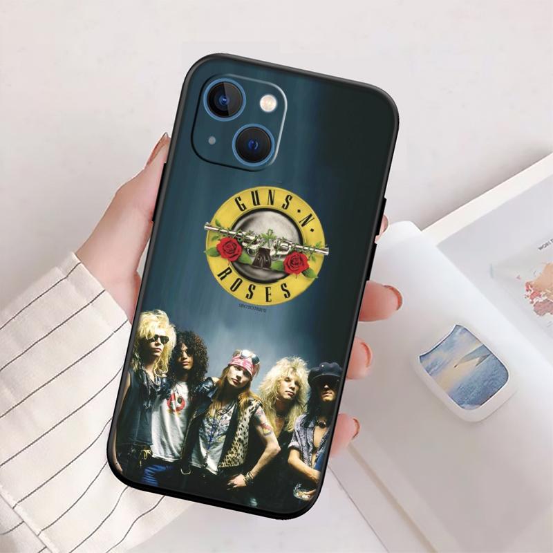 BH24 G-guns R-roses Phone Case for Samsung Galaxy M06 M15 M16 M35 M55 M56 A36 A42 A50 A50S A51 A52 A32 A33 A05 A05S A06 A16 A20
