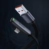 Mcdodo Angle Usb Lightning Flat Cable 36W For Iphone 12 13 14 Black 1M