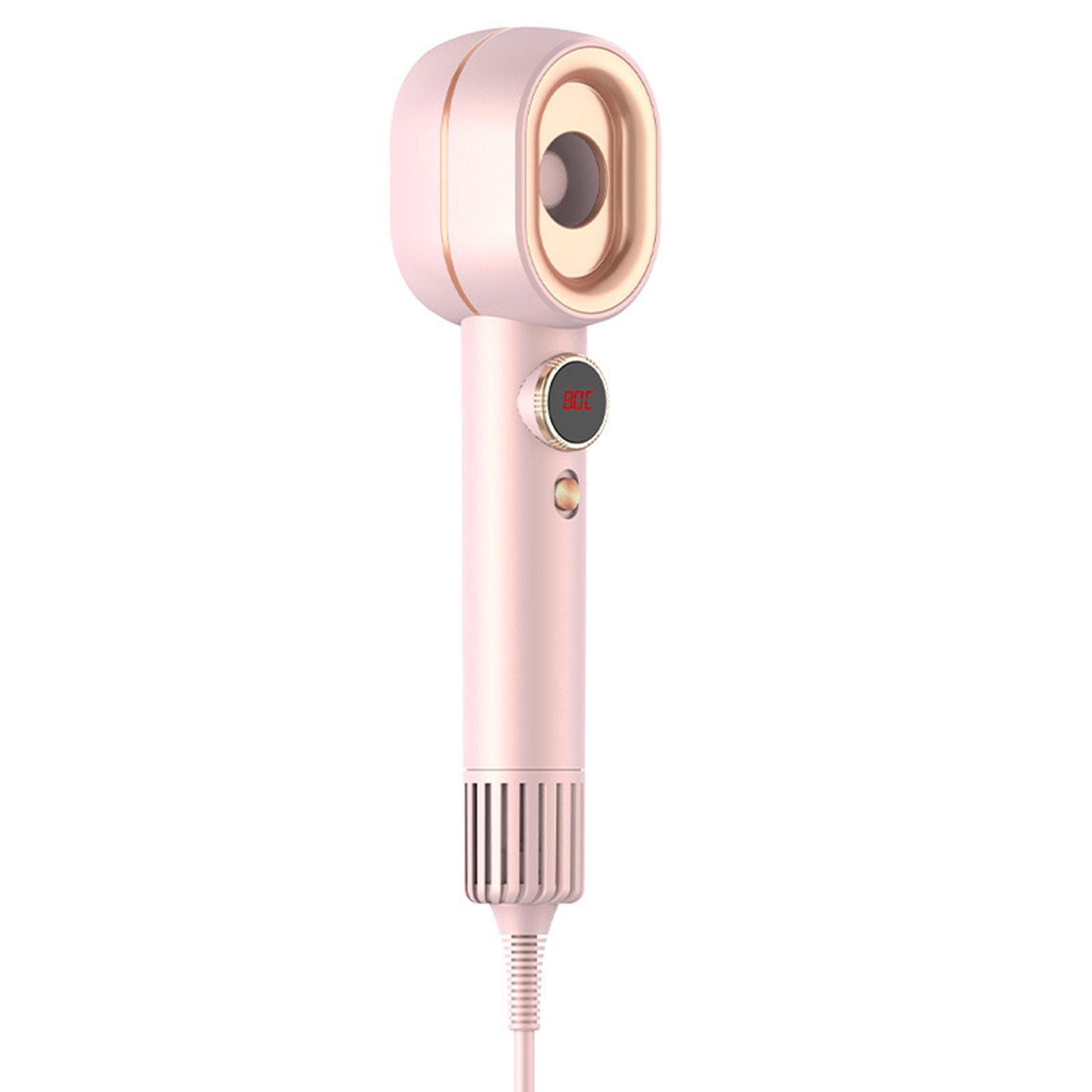 

1400W High-Speed Hair Dryer with 110,000 RPM Brushless Motor, 20 MCelsiuss Airspeed, Red Light Hair Care Dryer, Magnetic Concentrator Nozzle, 5 Heat a