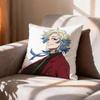 Blue Lock Anime MMichael KKaiser  Pillow Case Pattern Printed Pillowcase For Living Room Sofa Cushion Cover