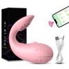 APP sterowanie Bluetooth wibrator dla kobiet łechtaczka G Spot Dildo Massager z 2 silnikami wibrujące jajko majtki zabawki erotyczne dla dorosłych