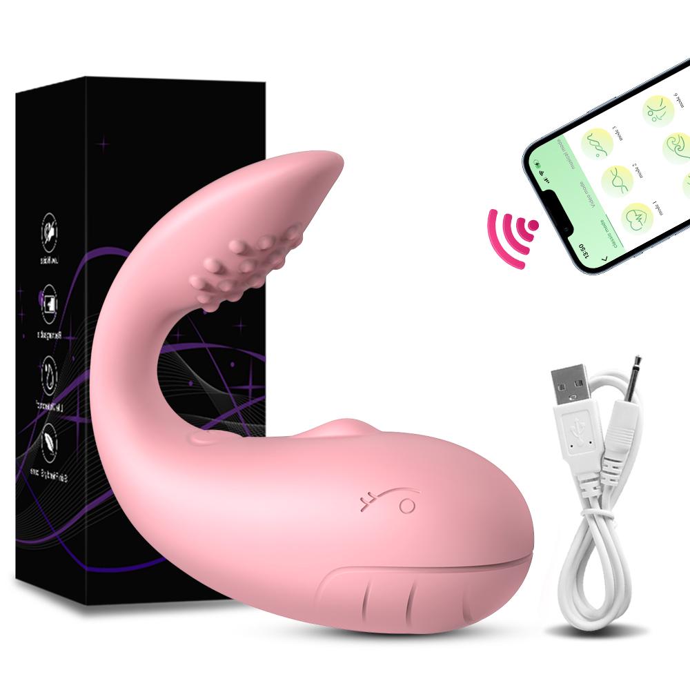 APP sterowanie Bluetooth wibrator dla kobiet łechtaczka G Spot Dildo Massager z 2 silnikami wibrujące jajko majtki zabawki erotyczne dla dorosłych