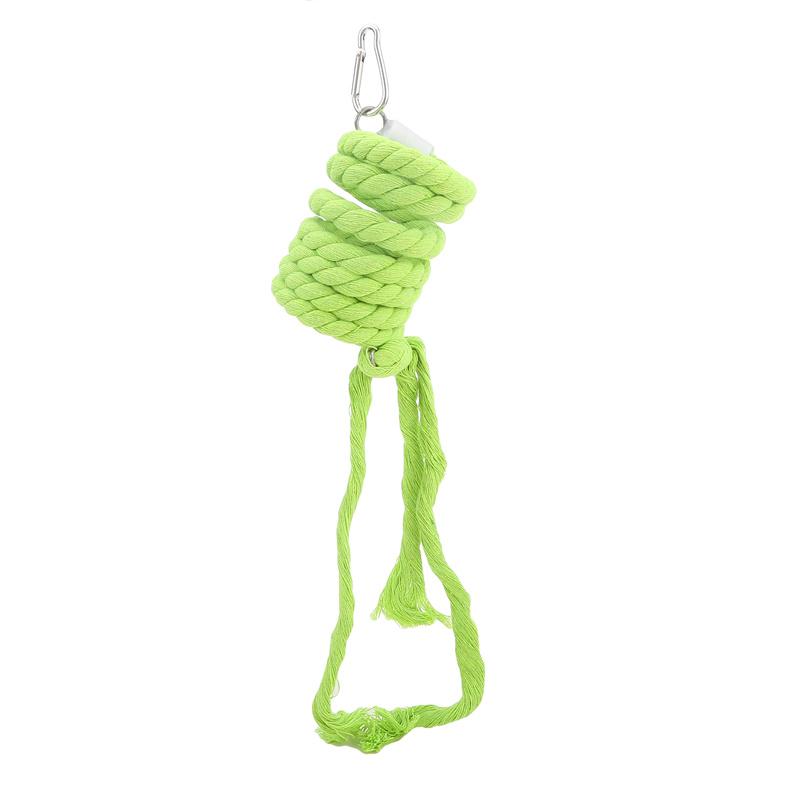 Creative Parrot Climbing Ladder Rotating Swing Bird Hanging Standing Rope Toys