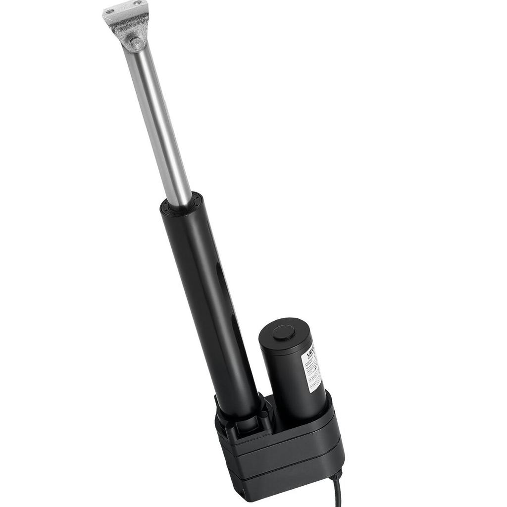 Attuatore Lineare 12V, Corsa 200mm Ultra Robusto 9000N Attuatore a Moto Lineare, Grado di Protezione IP65 5mm/s con Staffe di Montaggio per Macchinari Industriali