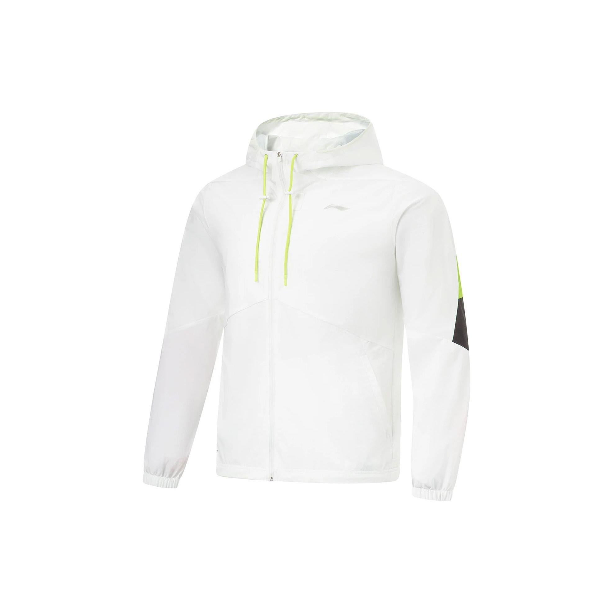 Li-Ning Training Series Hooded Jacket  White Black  Men s AFDT411-5 XL