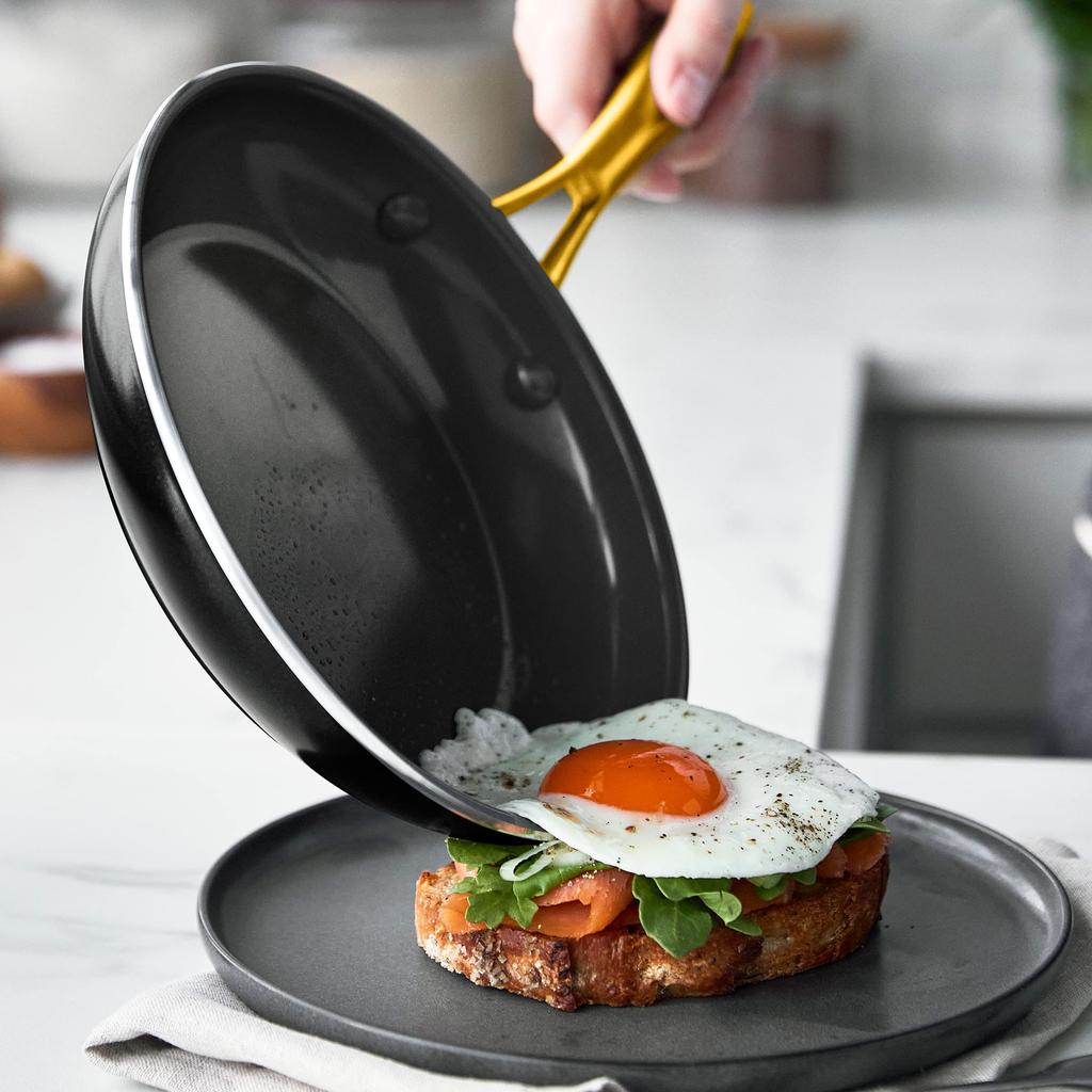 Greenpan GREENPAN Studio Studio Ceramic Coating Made from Minerals That Does Not Contain Any Harmful Substances Frying Pan 20cm IH Gas Compatible High