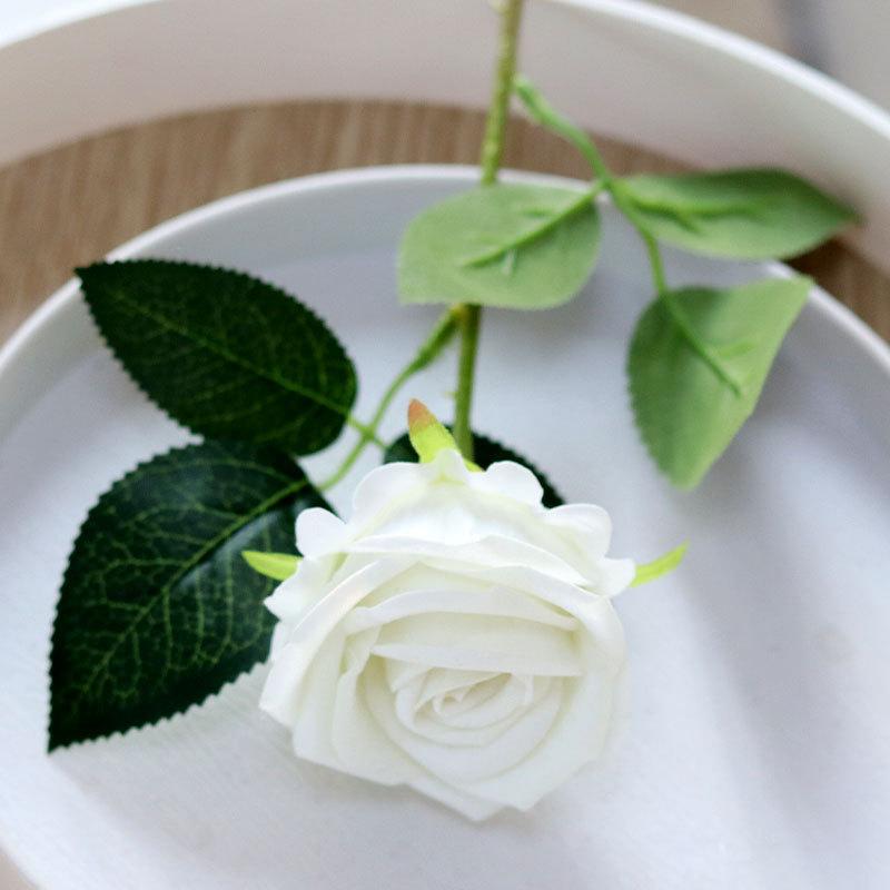 Artificial Rose Flower Decoration Realistic Silk Flower Stem for Home Wedding Party Event Centerpiece Table Arrangement