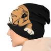 English Bulldog Washed Warm Bonnet Windproof Casual Beanies Protection Unisex Women Hats