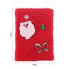 Cartoon Horizontal Line Handbook Soft Journal Notebook Christmas Plush Notebook  For Children
