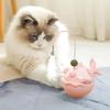 Cat Puzzle Feeder Indoor Kitten Catnip Ball Teaser Interactive Treat Dispenser Toy For Mental Stimulation Boredom Relief
