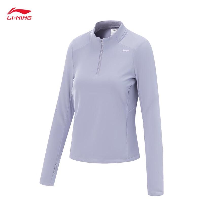 Li-Ning Women's Fleece-Lined Long Sleeve Sport Top