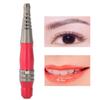 Tattoo Pen Machine Microblading Semi Permanent Eyebrow Eyeliner Lip Tattoo Pen  Rose Red