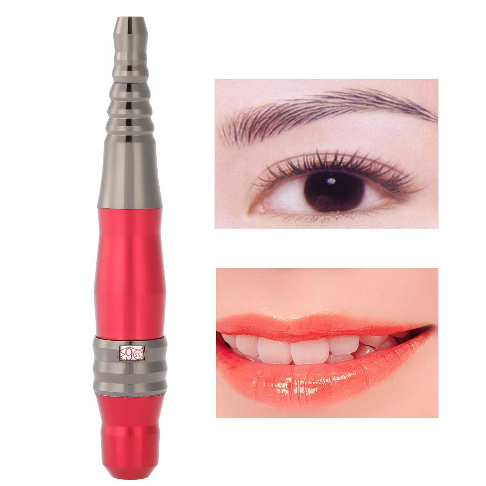 Tattoo Pen Machine Microblading Semi Permanent Eyebrow Eyeliner Lip Tattoo Pen  Rose Red