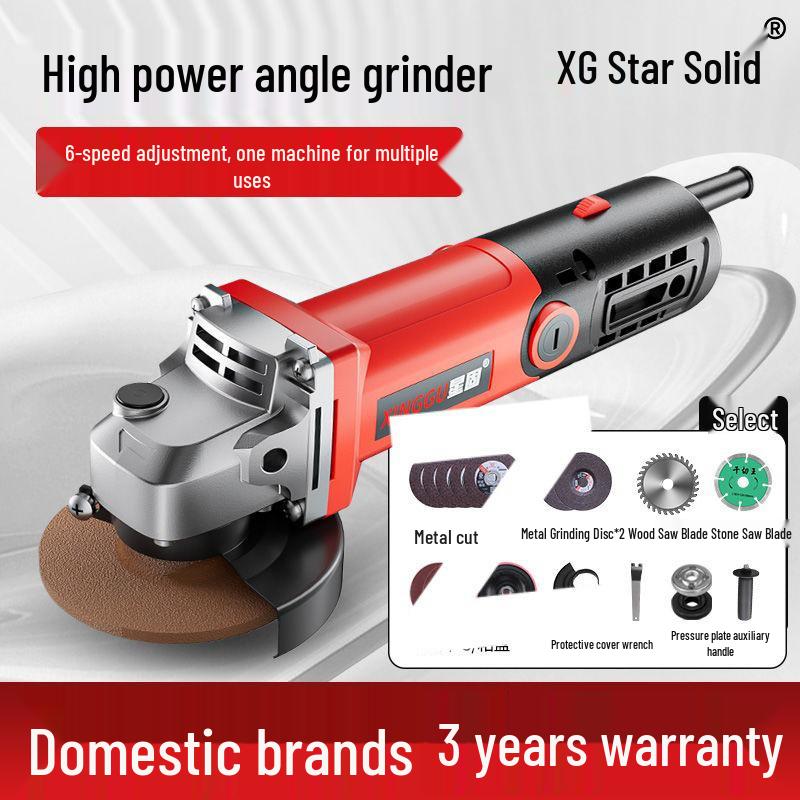 Multifunctional Electric Angle Grinder and Polisher for Home Use