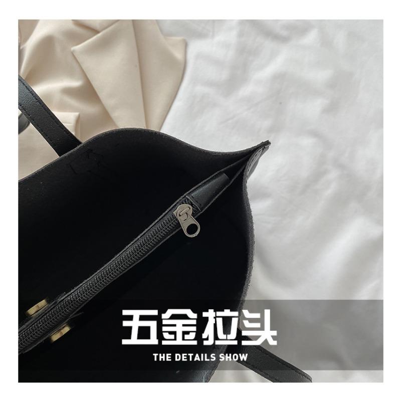 Borsa grande autunno e inverno da donna 2 nuove alla moda semplici ad alta capacità in morbida pelle borsa tote casual versatile borsa a tracolla