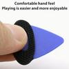 1/2pcs Guitar Finger Caps Silicone Soft Non-Slip Finger Protectors Adjustable Fit for Acoustic Electric Guitar Playing