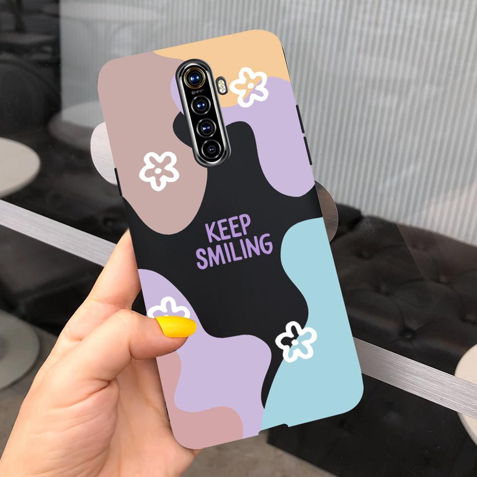 For Realme X2 Pro Phone Case Realme XT X2 Lovely Printing Candy Color Silicone Back Cover For RealmeX2 X 2 Pro XT Soft TPU Coque