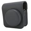 Protective Case Fit for Mini41 Instant Camera Litchi Pattern PU Leather Magnetic Flip Lid Retro Camera Bag with
