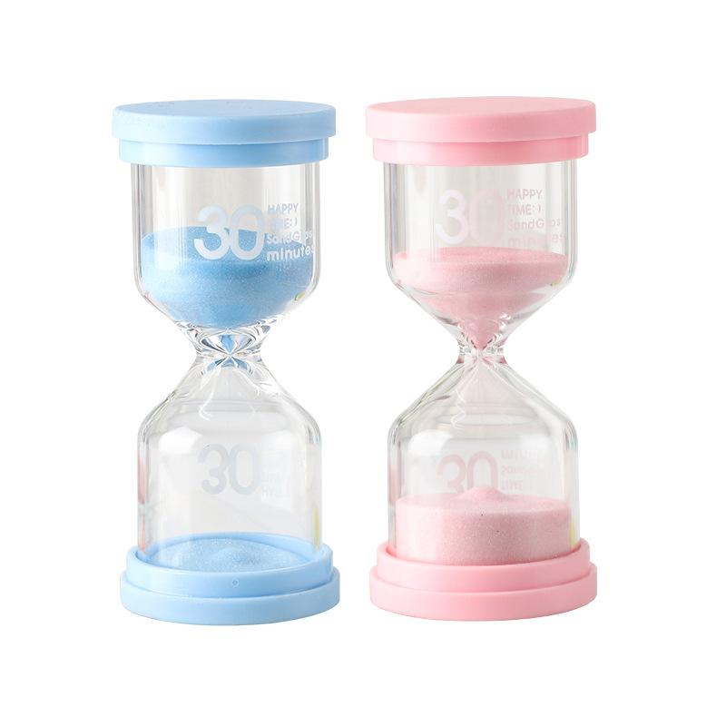 3/5/10/15/30 Minutes Hourglass Sandglass Colorful Sand Timer Flip Sandglass for Home Kid Gift Sand Timer Decoration Sand Clock