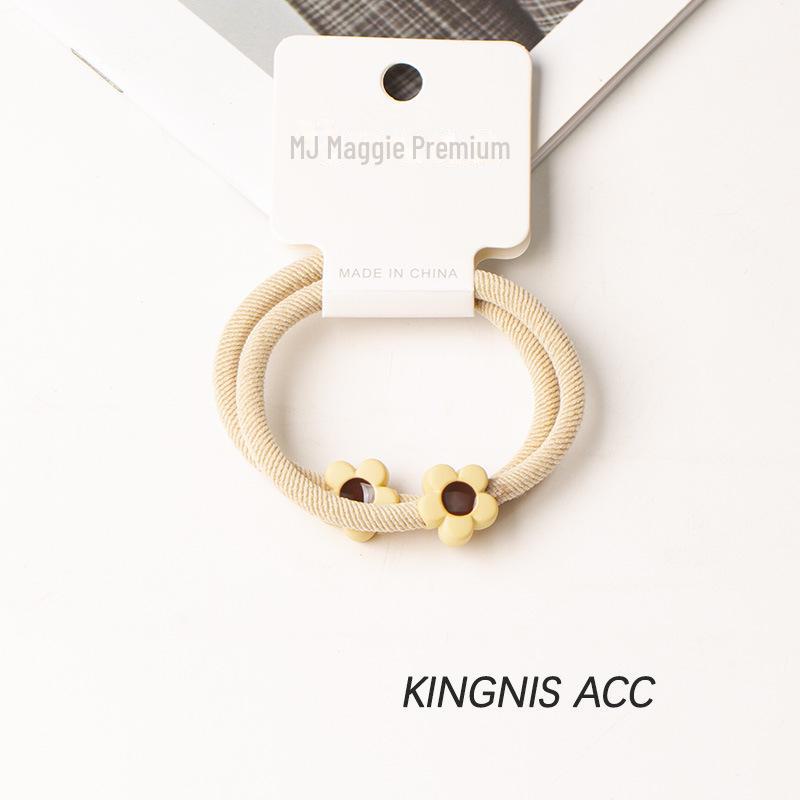 Autumn & Winter Korean Style Elastic Hairband Set: 4 Styles, 2 Headbands, Seamless & Unique Design