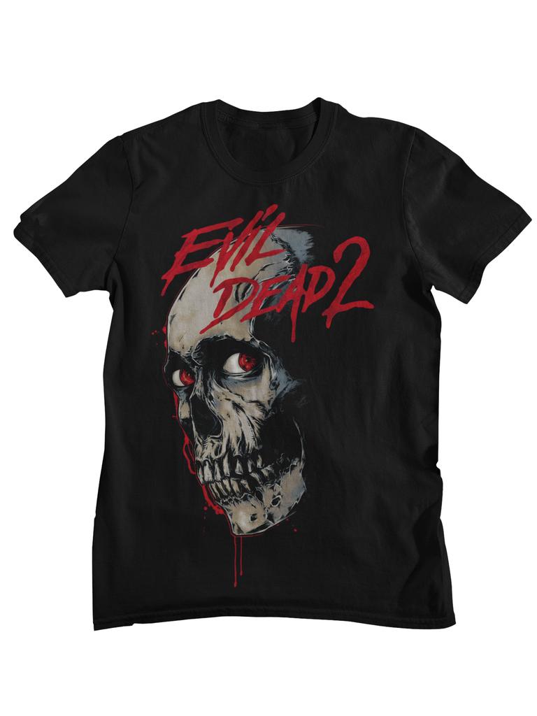 Evil Dead Dead By Dawn Retro Horror Movie Graphic TShirt Unisex Women Casual Cotton Streetwear Tops