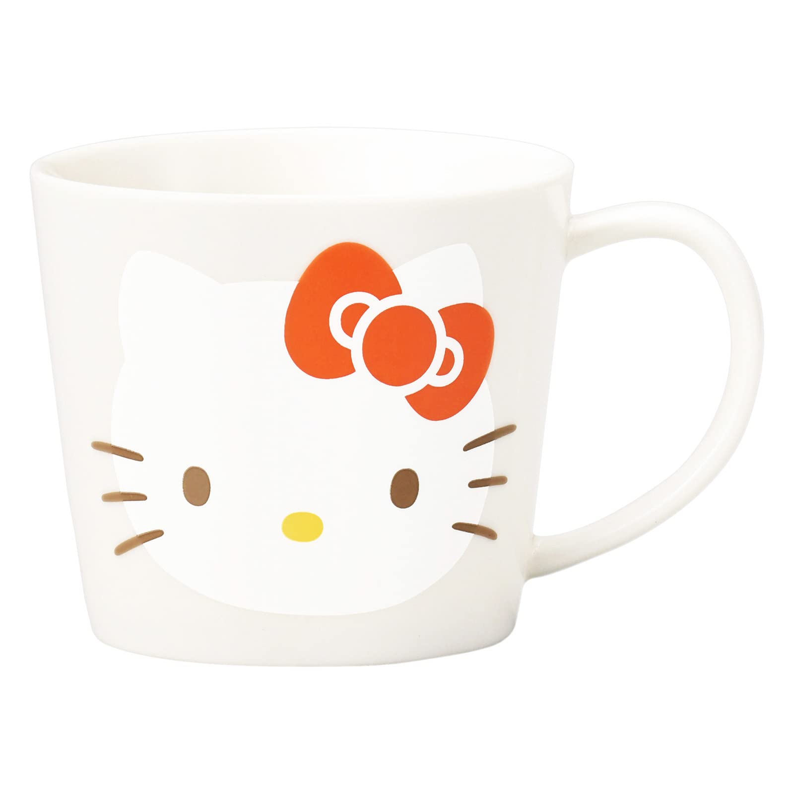Kaneshotouki Sanrio Лицо Китти Белый Сделано в 511101 (Канешотуки) Кружка  Hello Kitty , Средняя, Прибл.. 280 мл, Сестры, Япония, белый