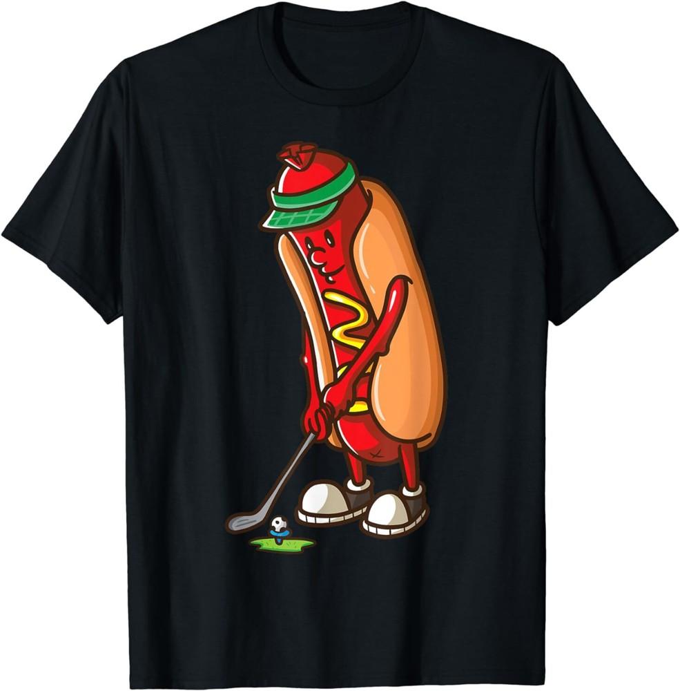 New Funny Golfing HotDog Golf Design Gift Idea Tee T-Shirt S-4XL Unisex T-Shirt S