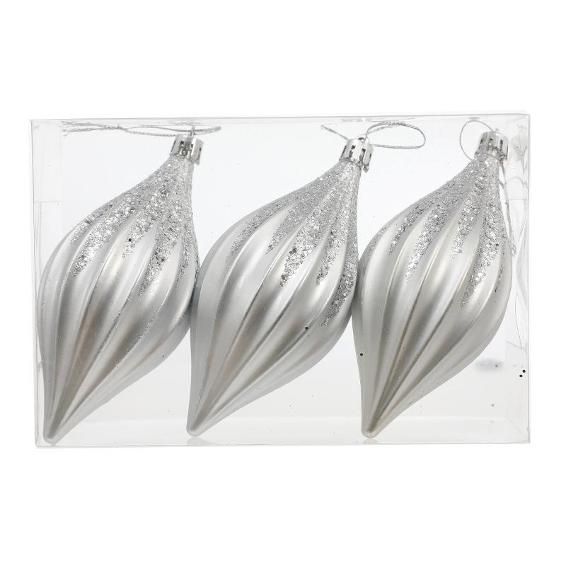 Hand-Painted Flat Candy Christmas Tree Ornament Set