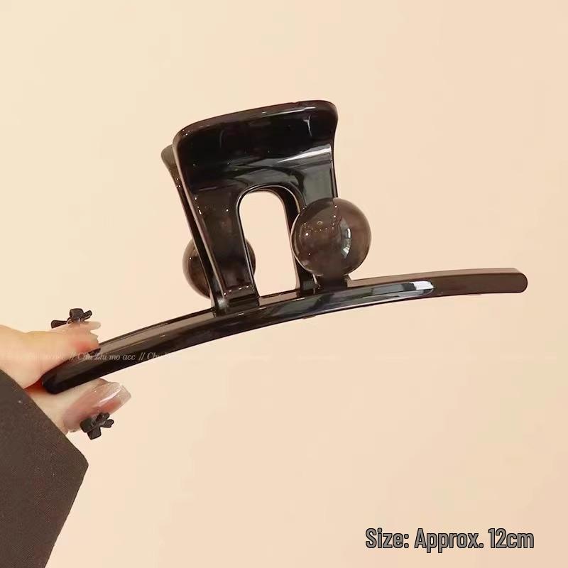 Großer französischer Retro-Klammer-Haarclip für elegante Damenfrisuren.