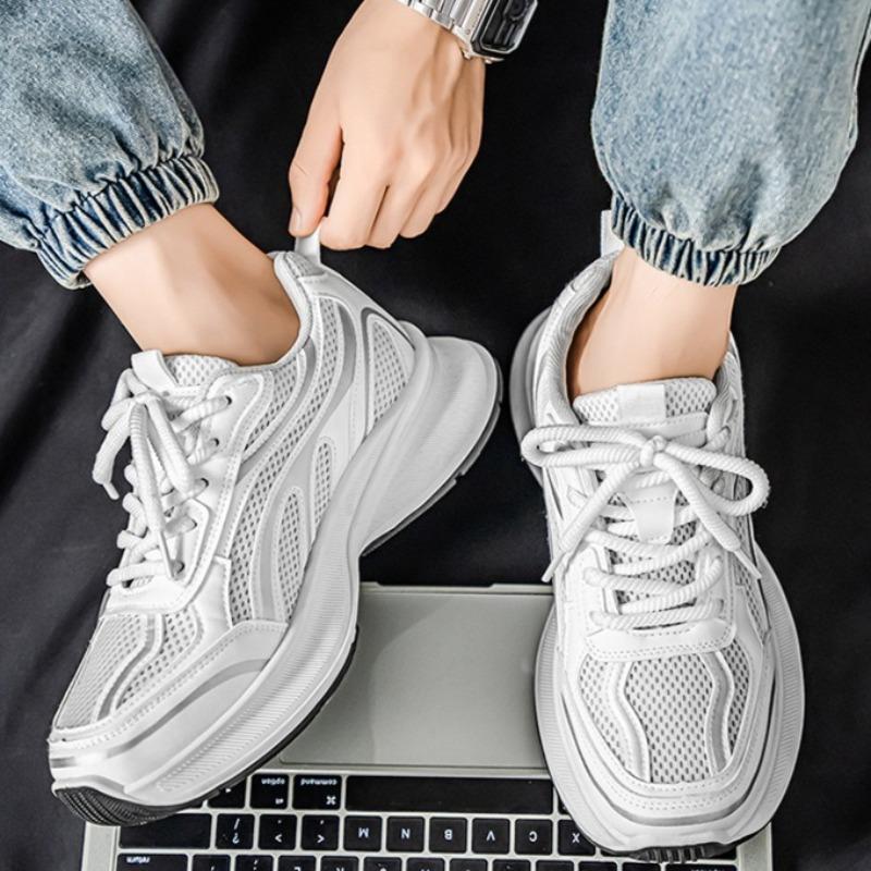 Fashion Men's Sneakers Breathable Mesh Casual Shoes Platform Dad Shoes Youth Student Sneaker Outdoor Training Shoes for Men Tenis Hombre